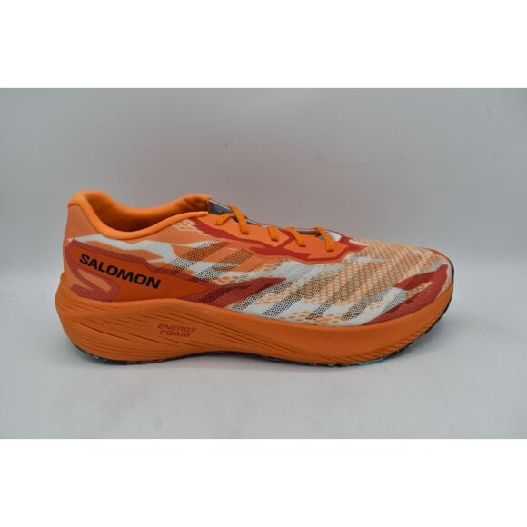 Salomon Mens Size 10.5 Aero Volt Tumeric Red Blue Road Running Shoes Sneakers main image 5
